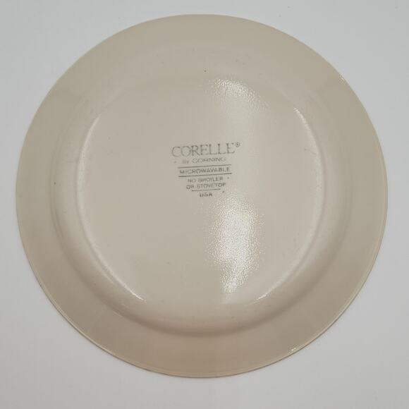 Corelle Blossoms in Lace Plate Dessert 7.25 in Beige Pink and White Lace - Picture 2 of 3